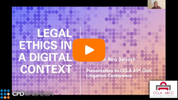 Legal Ethics In The Digital World