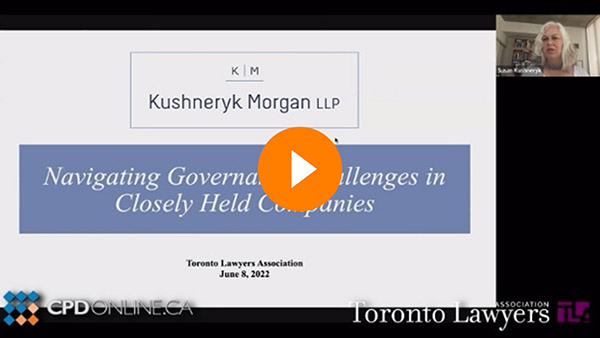 Navigating Governance Challenges in Closely Held Companies