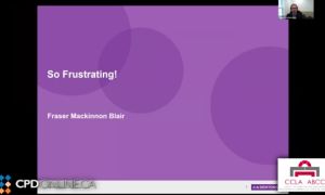 So frustrating! Force majeure and frustration of contract; Cautions, garnishments and CPLs: Enforcements from basics to beyond