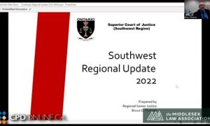 The Sixteenth Annual Straight from the Bench Conference: Southwest Regional Update 2021; Case comment: Sherman Estate v. Donovan, 2021 SCC 25