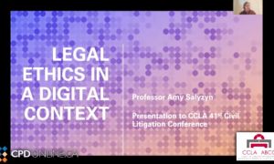 Legal Ethics in a Digital World