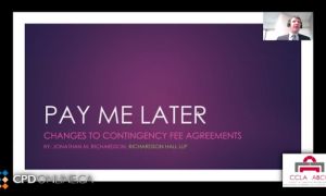 Pay Me Later: Changes to Contingency Fee Arrangements; The Intersection of Anti-Black Racism and the Law; You Gotta: Duty to Disclose Partial Settlements; Doin’ It Right: Avoiding Deplorable Trial Practices