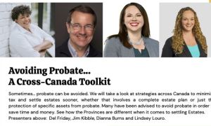 Avoiding Probate: A Cross-Canada Toolkit