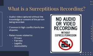 TWO PROGRAMS: Working With Evidence AND Setting the Record Straight on Recordings: Surreptitious Recordings