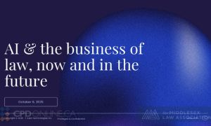 AI and the Business of Law: Now and in the Future
