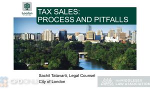 TWO PROGRAMS: When Municipalities Sell Property for Unpaid Taxes: Process and Pitfalls AND New Home HST Rebates in Ontario: What Has Changed and Who Qualifies