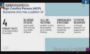 Effective Advocacy in High Conflict Parenting Cases