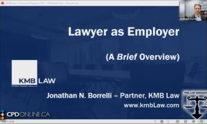 The Lawyer as Employer