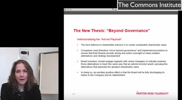 Corporate Governance 2016: The Management Buyout & Pre-empting Shareholder Activism	